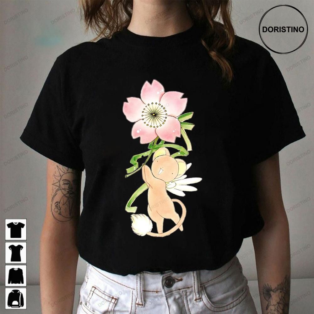 Kerochan With Flower Card Captor Sakura Awesome Shirts